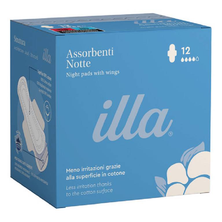 ILLA CARE ASSORBENTE NOTTE 12P