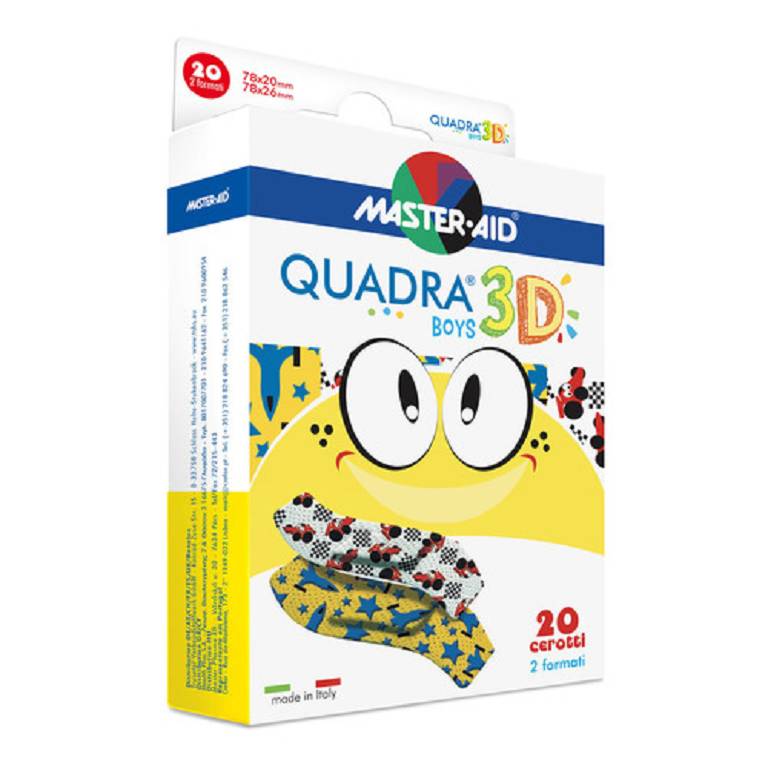 M-AID QUADRA3D CER BOYS ASSORT