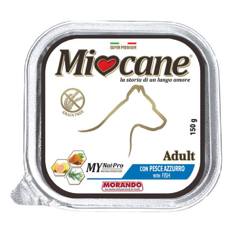 MIOCANE ADULT PESCE AZZUR 150G