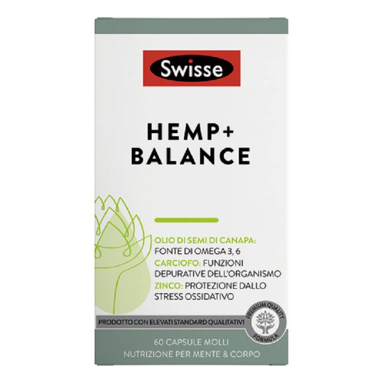 SWISSE HEMP+ BALANCE 60CPS